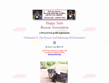 Tablet Screenshot of happytailsrescue.com